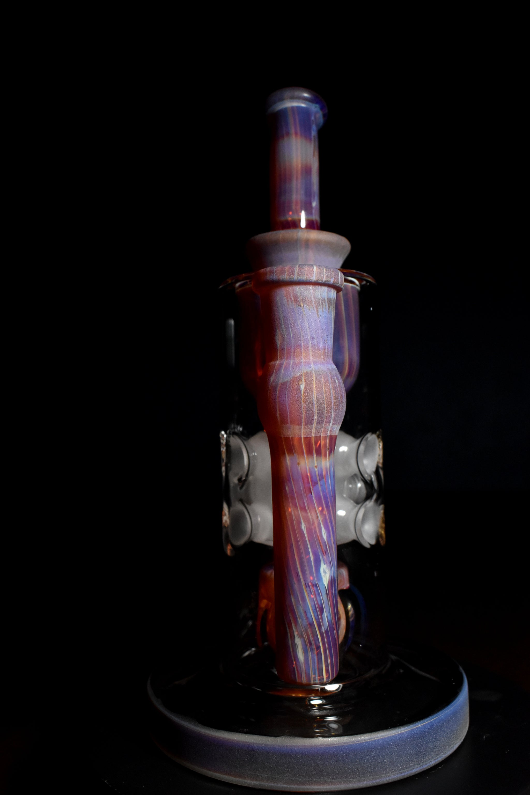 Nimbus Fab Torus V2 in Double amber purple – nimbusglass